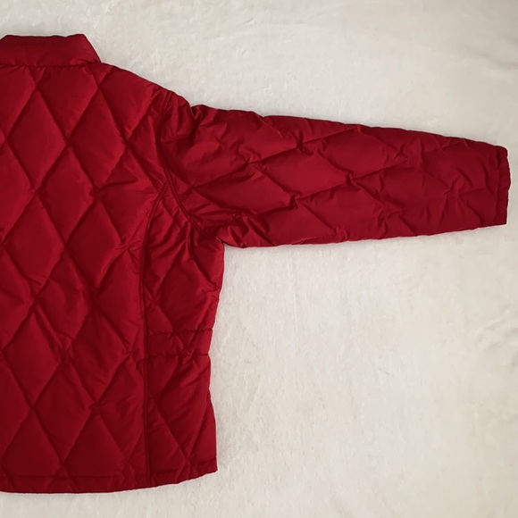 {VTG} Eddie Bauer | Diamond Quilted Premium Goose Down Full Zip Puffer Coat (1X) - Picture 15 of 16
